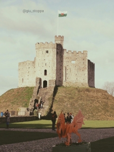Castelo de Cardiff, construída por volta de 1091